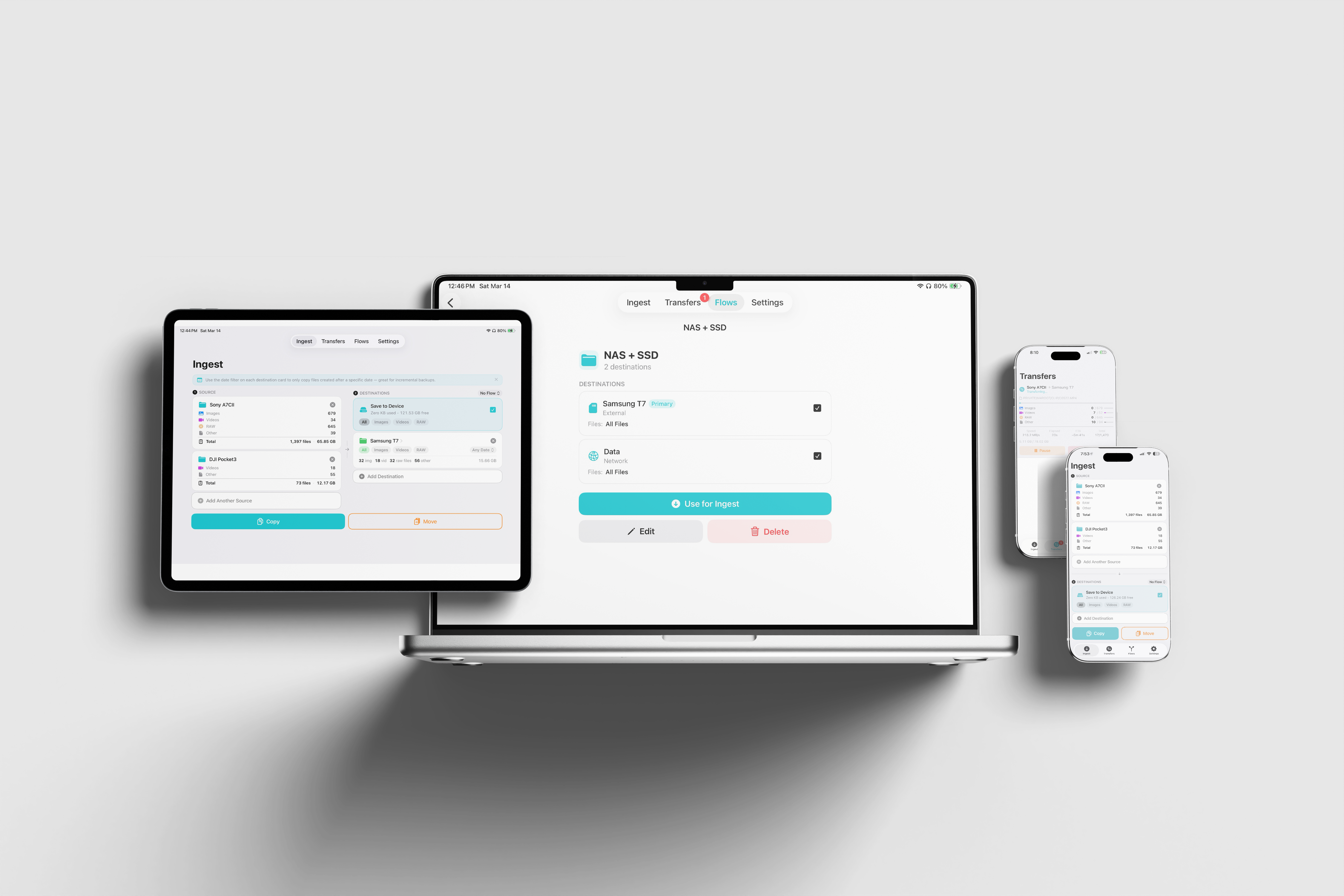 ShutterFlow Ingest Tab